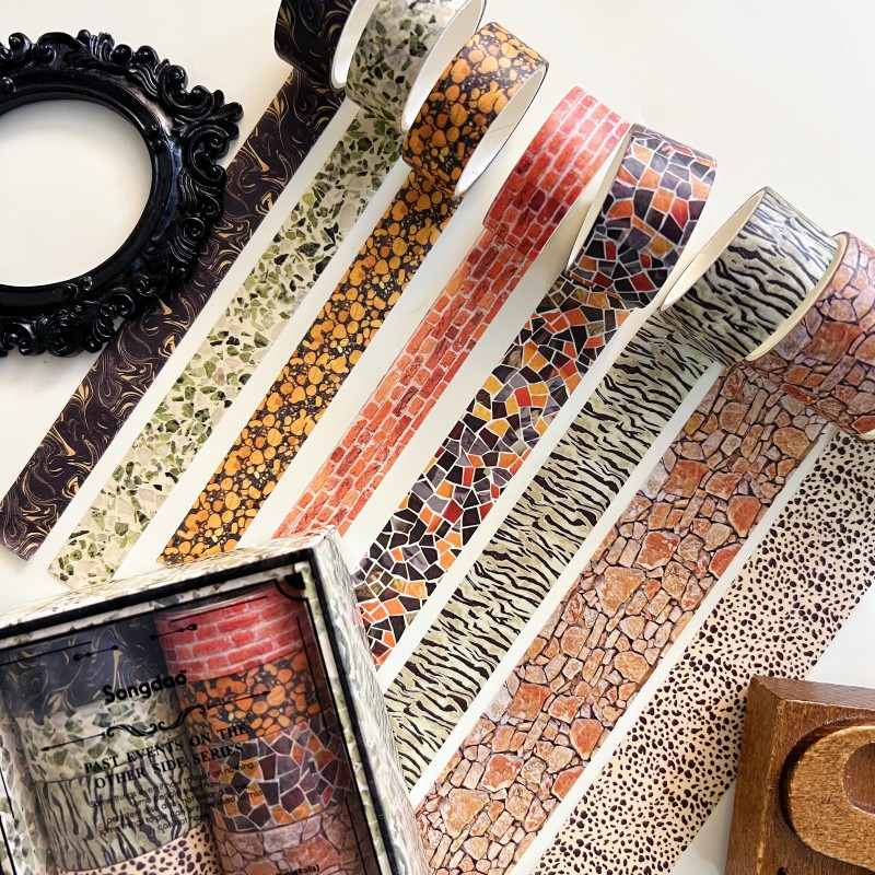 Raw Pattern Washi Tape Set | Dian Dian