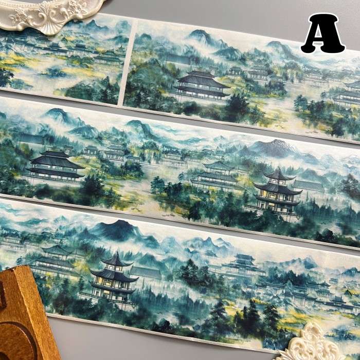 Unique Landscape Washi Tape Roll