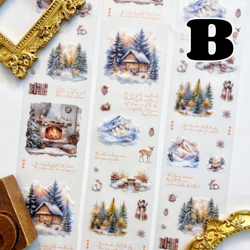 Cloud Snow PET Tape Roll