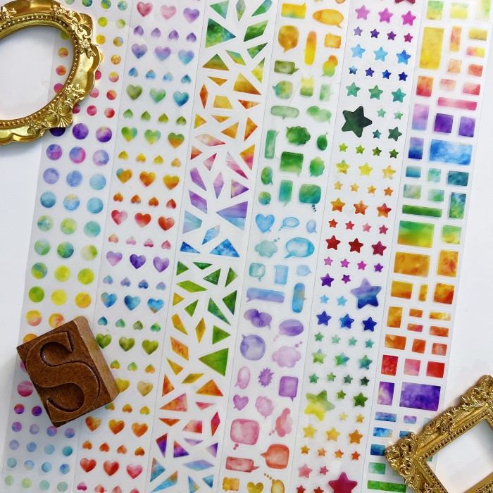 Iridescent Shapes PET Tape Roll