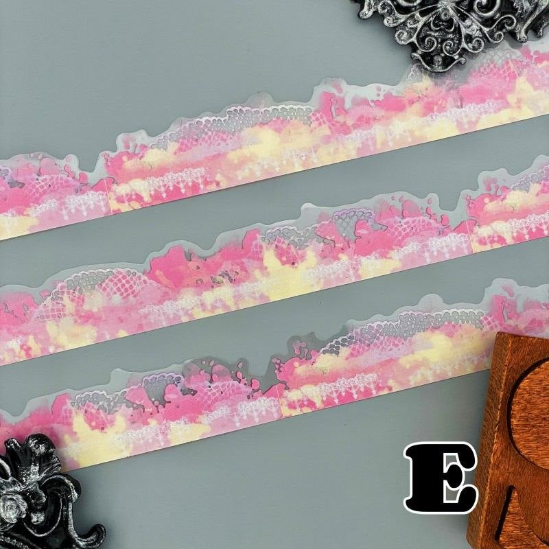 Color Ink Word PET Tape Roll