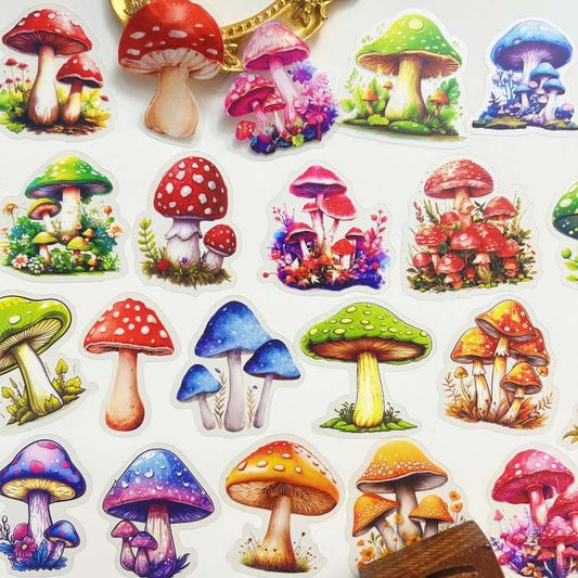 Mystical Mushroom World Sticker 50PCS