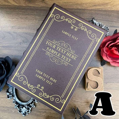 Vintage Book Shaped Storage Box