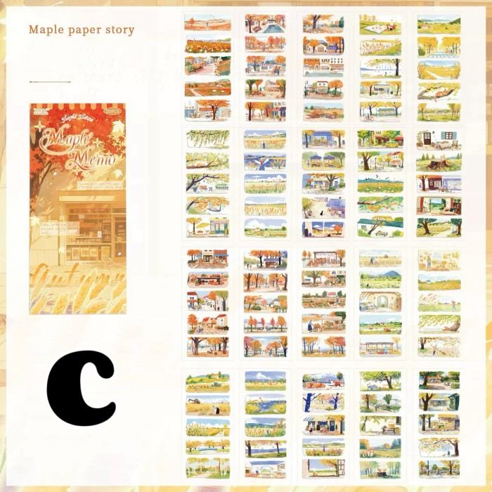 Four Seasons Appreciation Sticker Book 20Sheets
