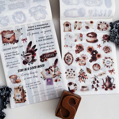 Coffee Daily Sticker Book 24Sheets