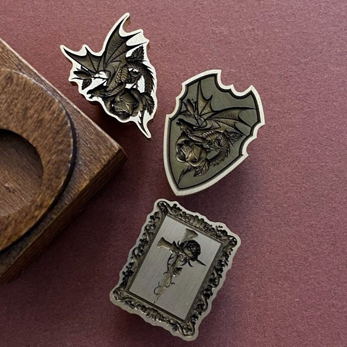 Dragon Rose Sealing Wax Stamp