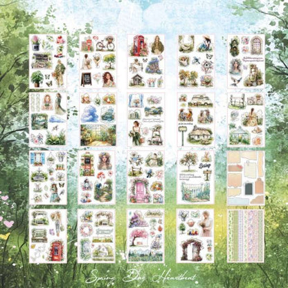 Spring Vibes Sticker Book 20Sheets