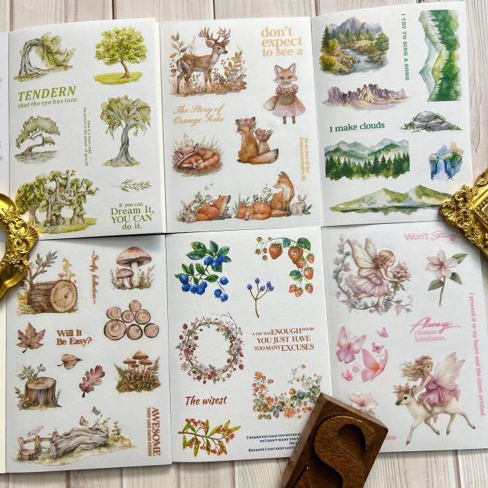 Forest Adventure Sticker Book 10Sheets