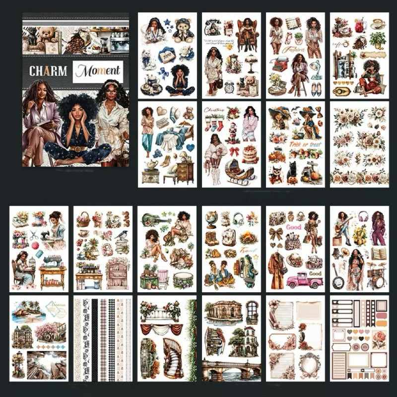 Charm Moment Sticker Book 20Sheets