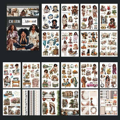 Charm Moment Sticker Book 20Sheets