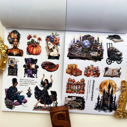 Pumpkin & Spellbound Sticker Book 24Sheets