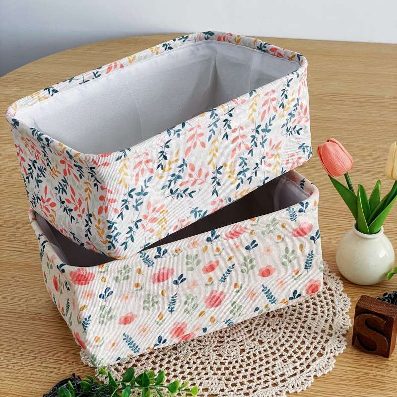 Wildflowers Fabric Desktop Organizer