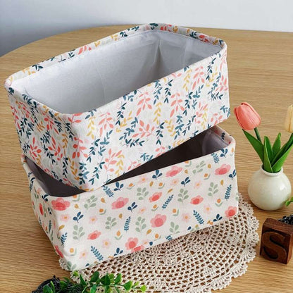 Wildflowers Fabric Desktop Organizer
