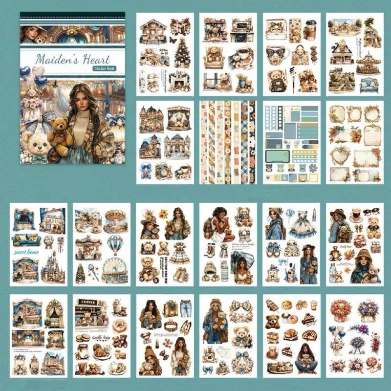 Maiden's Heart Sticker Book 20Sheets