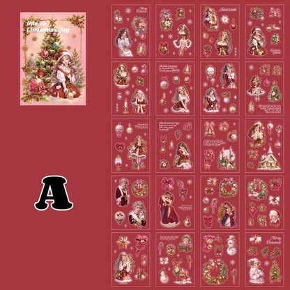 Captured Christmas Eve Sticker Book 20Sheets