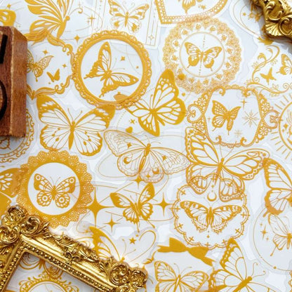 Gilded Wing Sticker 50PCS