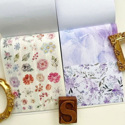 Flowing Bloom Sticker Book 24Sheets
