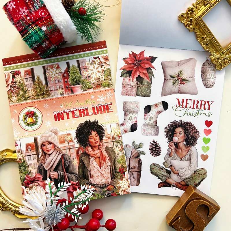 Winter Interlude Sticker Book 20Sheets