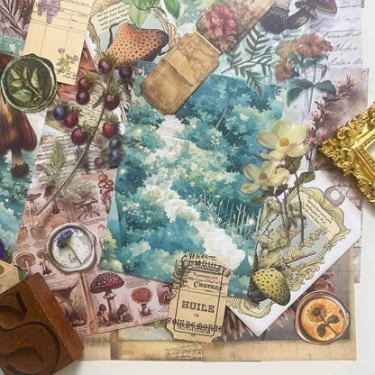 Nature Greens Ephemera Mystery Kit 115PCS