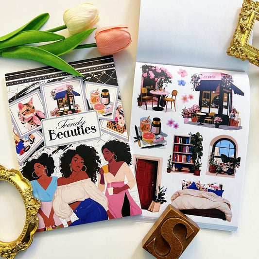 Trendy Beauties Sticker Book 20Sheets