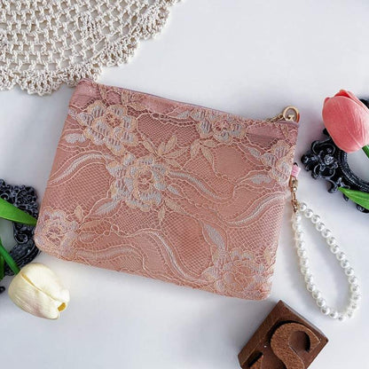 Pearl Lace Pouch
