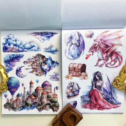 Dragon Sticker Book 20Sheets