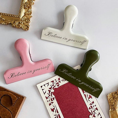 Believe In Yourself Sealing Clip