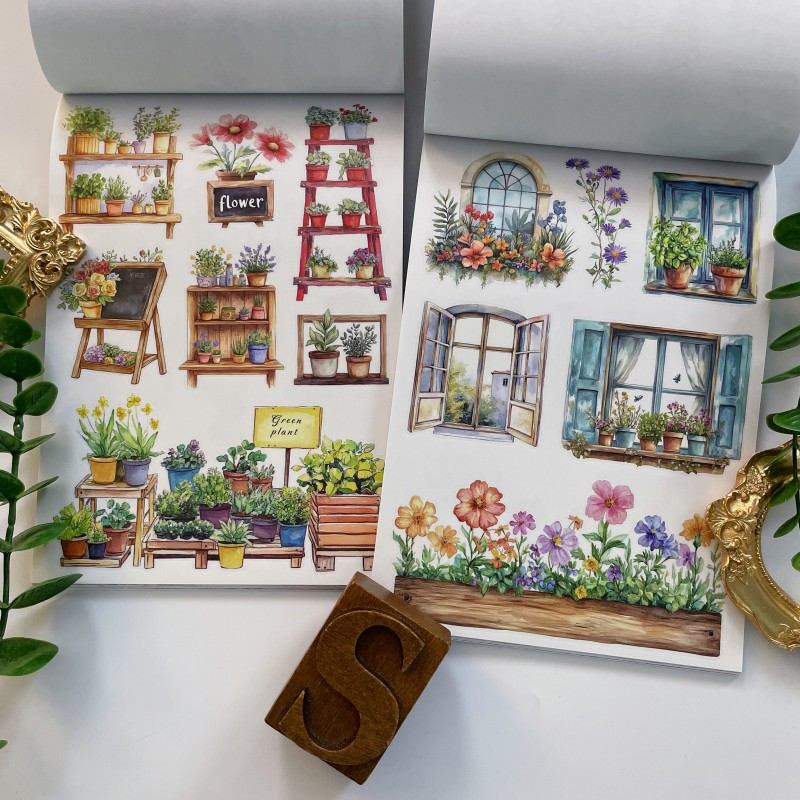 Florist's Dream Sticker Book 20Sheets