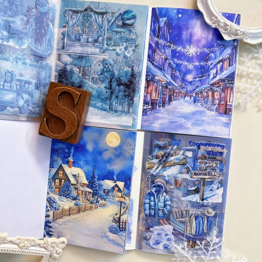 Snow Country Illusion Sticker Book 20Sheets