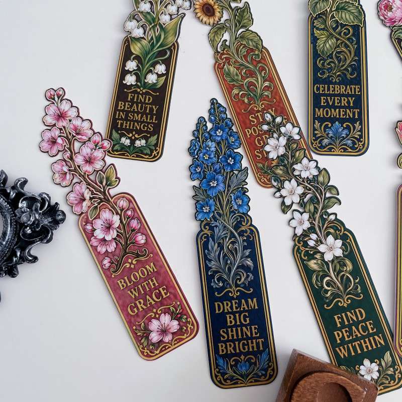 Old-Style Bloom Note Paper 10PCS