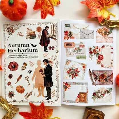 Autumn Herbarium Sticker Book 20Sheets