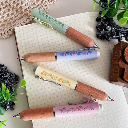 Botanical Floral Click Gel Pen