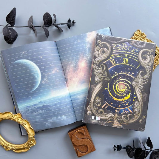 Cosmic Clock Illustrated Notebook