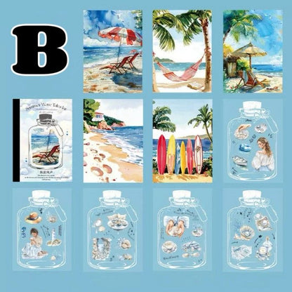 Wave Jar Sticker Book 20Sheets