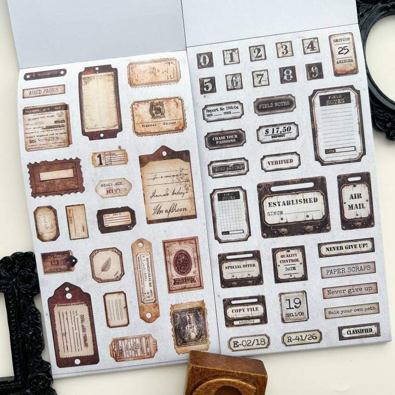 Secrets In Letters Sticker Book 20Sheets