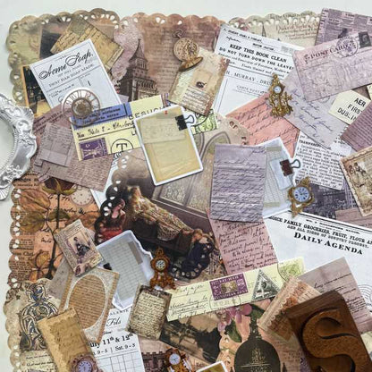 Memory Mail Ephemera Mystery Kit 120PCS