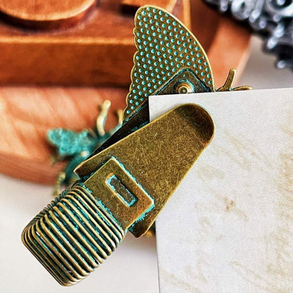Antique Bug Pen Holder Clip