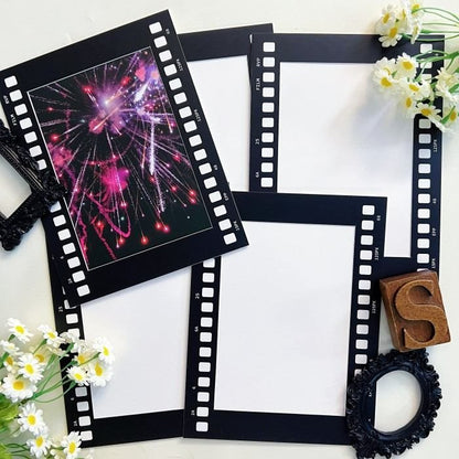Retro Film Strip Paper Frames 5PCS