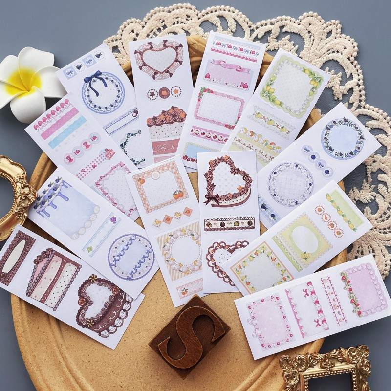 Creamy Flower Sticker