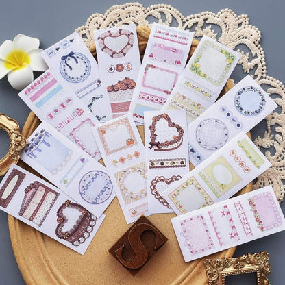 Creamy Flower Sticker