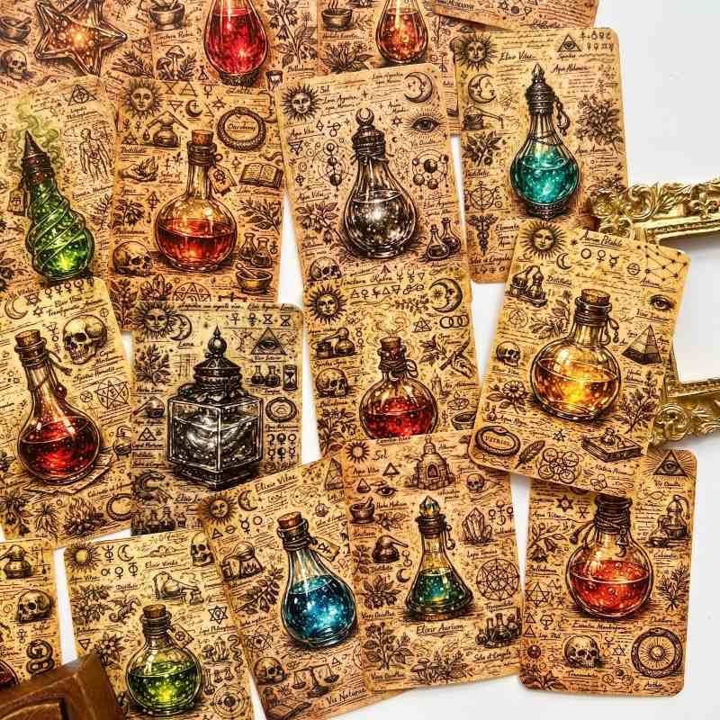 Alchemy Bottle Art Cards 36PCS