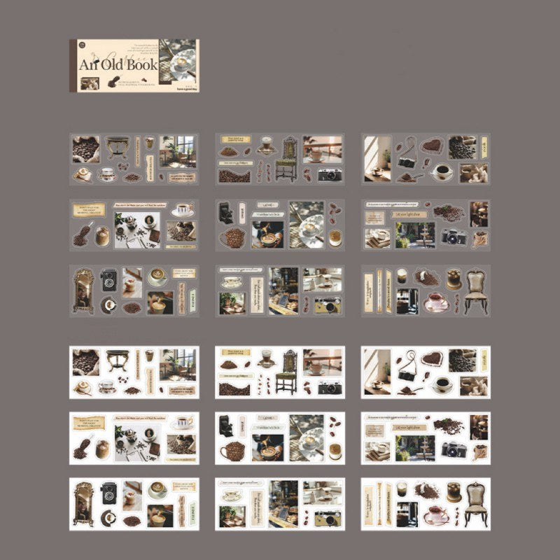 Bold Roast Sticker Book 18Sheets