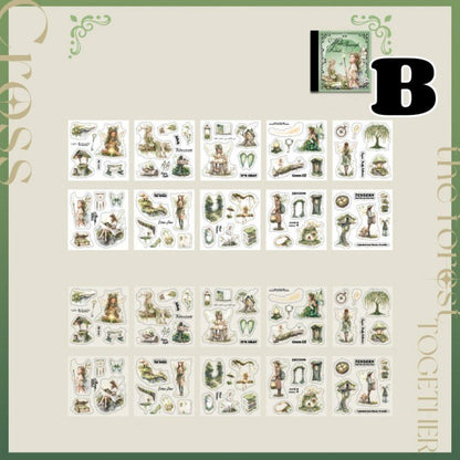 Walking Through Forest Sticker Book 20Sheets