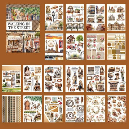 Walking In The Street Sticker Book 20Sheets