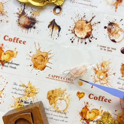 Coffee Memories PET Tape Roll
