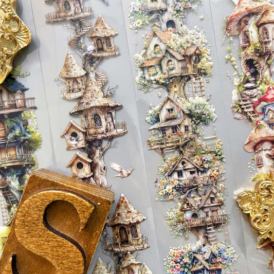 Fantasy Cottage PET Tape Roll