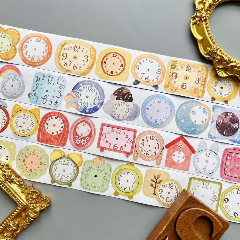 Second By Second Kraft Paper Sticker Roll