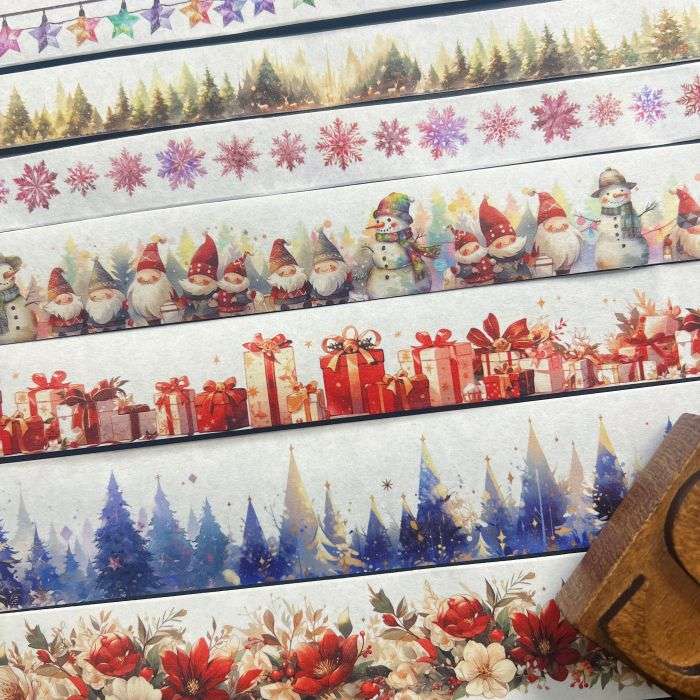 Starlight Christmas Washi Tape Set