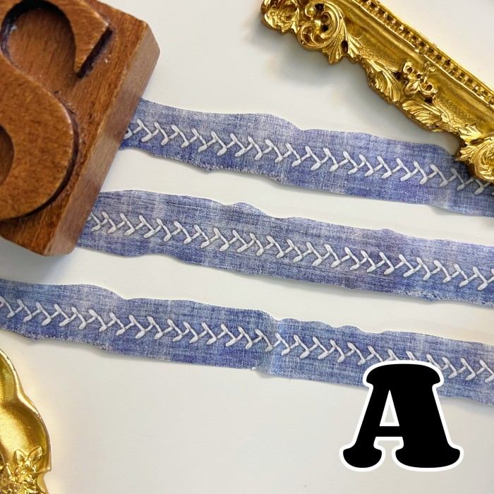 Ripped-Edge Sewing Washi Tape Roll