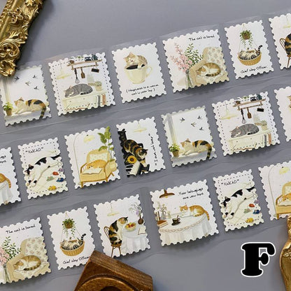 Vernal Opening Kraft Paper Sticker Roll